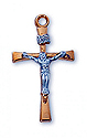 Pendant-Crucifix Two-Tone