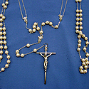 Rosary-Pearl Lasso, Silver