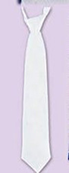 Tie-White Satin