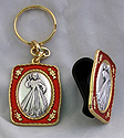 Visor And Keychain-Divine Mercy