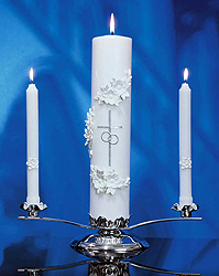 Wedding Candle-Side, White